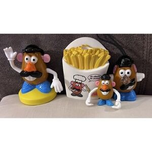 1998 BURGER KING LOT‎ OF 4 MR. POTATO HEAD Kids Meal Toys
